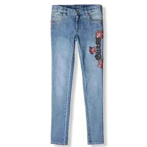 Guess Girls Pearl Jeans Bundle of 6 (Size 8= Two, Size 12= Two, Size 14= Two)